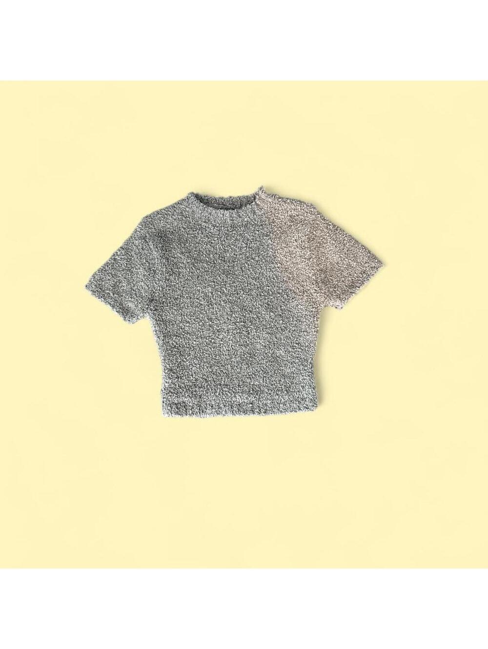 Skims Women's Grey and Brown Jumper